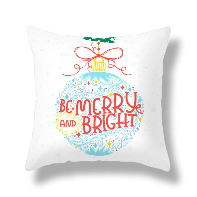 Christmas Pillowcases Homewares Nordic Christmas Cartoon Digital Print Pillowcases