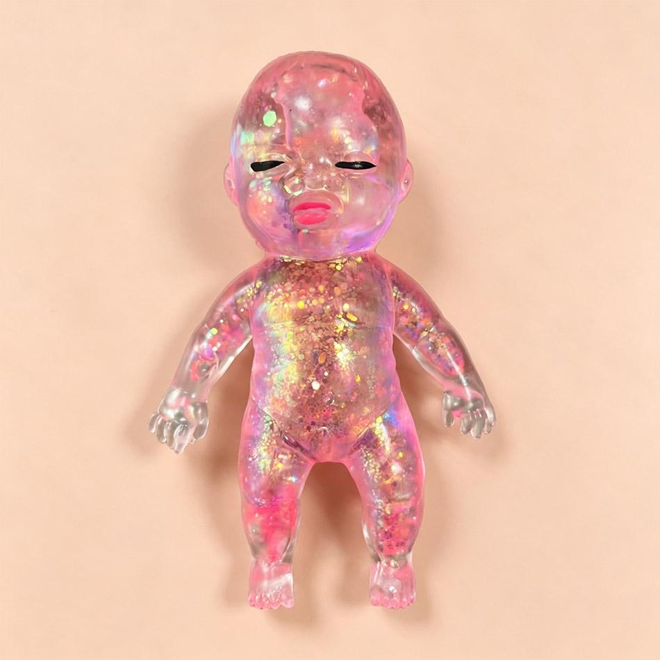 Top Verkoper Glitter Baby Squishy Speelgoed Langzame Terugslag Fidget Speelgoed Stressverlichting Zacht Knijpspeelgoed Creatief Cadeau voor Kinderen Volwassenen beige