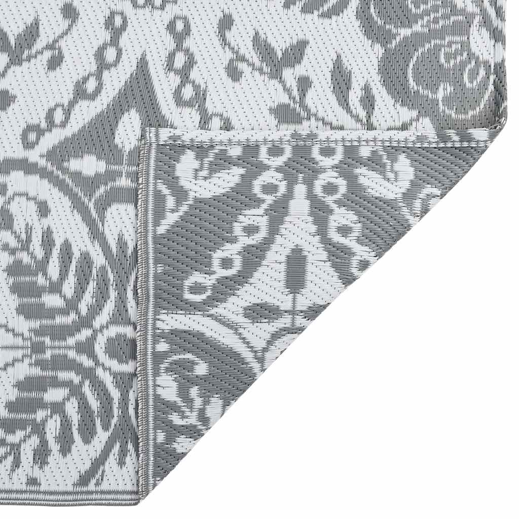 Outdoor Rug ARAKIL Light Gray 190x290 cm PP
