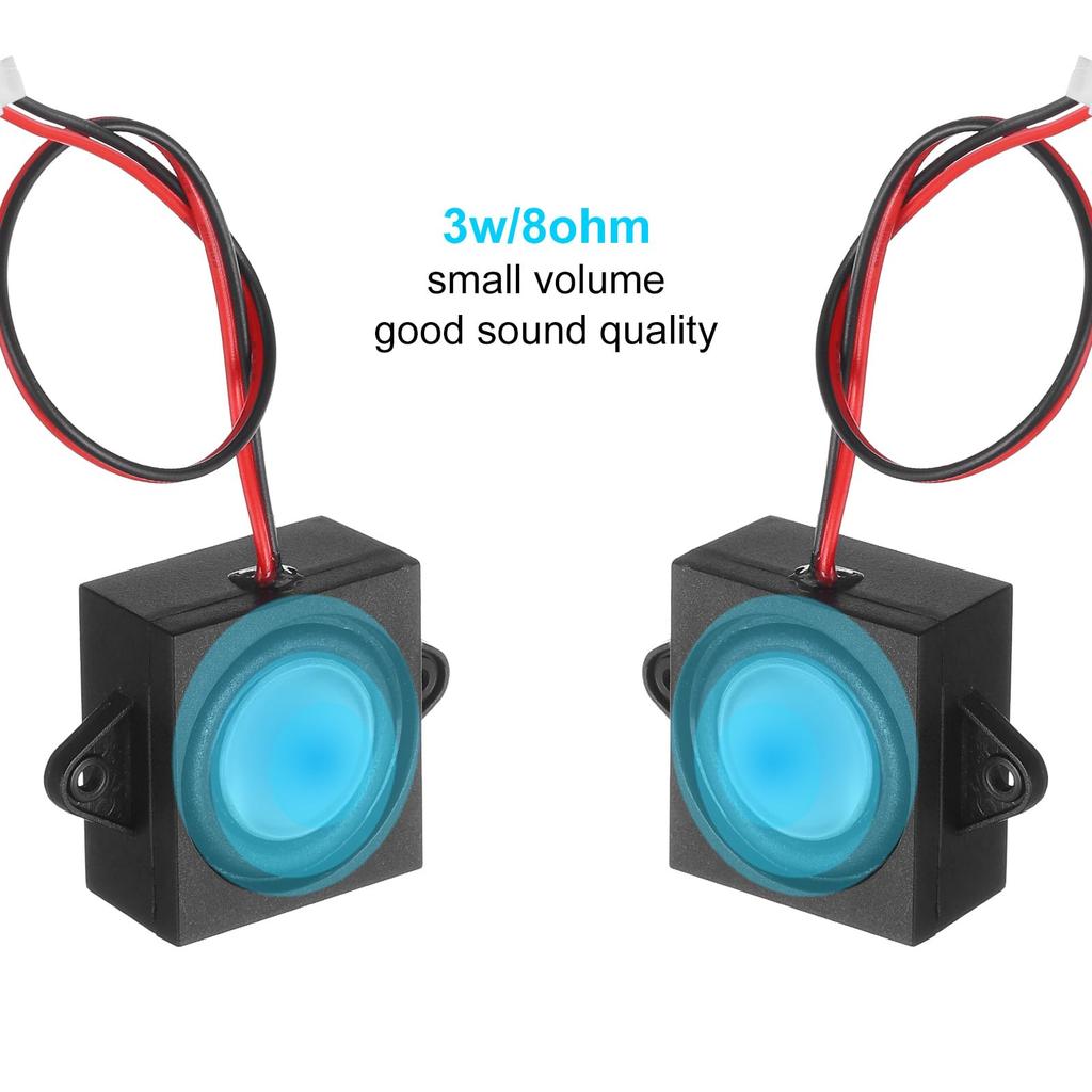 uxcell Speaker 3W 8 Ohm Mini Speaker Micro Speaker with J Interface for Small Electronic Projects Advertising Machine LCD TV Monitor 1pc ST-PH2.0