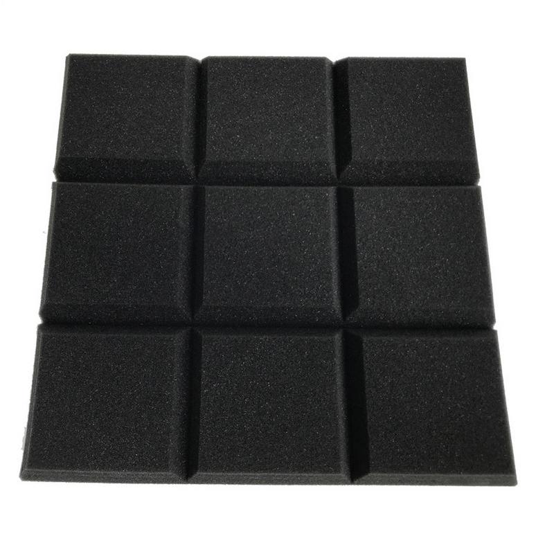 Sound Absorbing Foam 10X Sound Proofing Padding 12x12x2inch High Density Fire Resistant Soundproof Blanket For Apartment Bedroom
