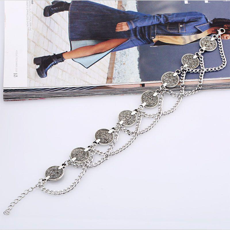 Bell anklet female student Korean version of internet celebrity fashion new trendy retro ethnic style dance and dance ancient style accessories