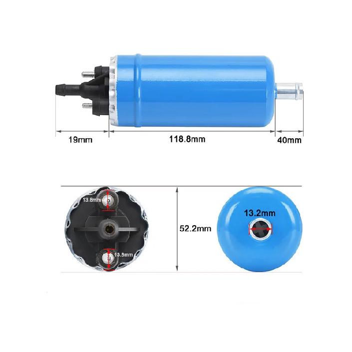 Universal high-pressure electric fuel pump, suitable for Mercedes Benz, Renault Peugeot 405, Opel, Citroen, 0580464038/
