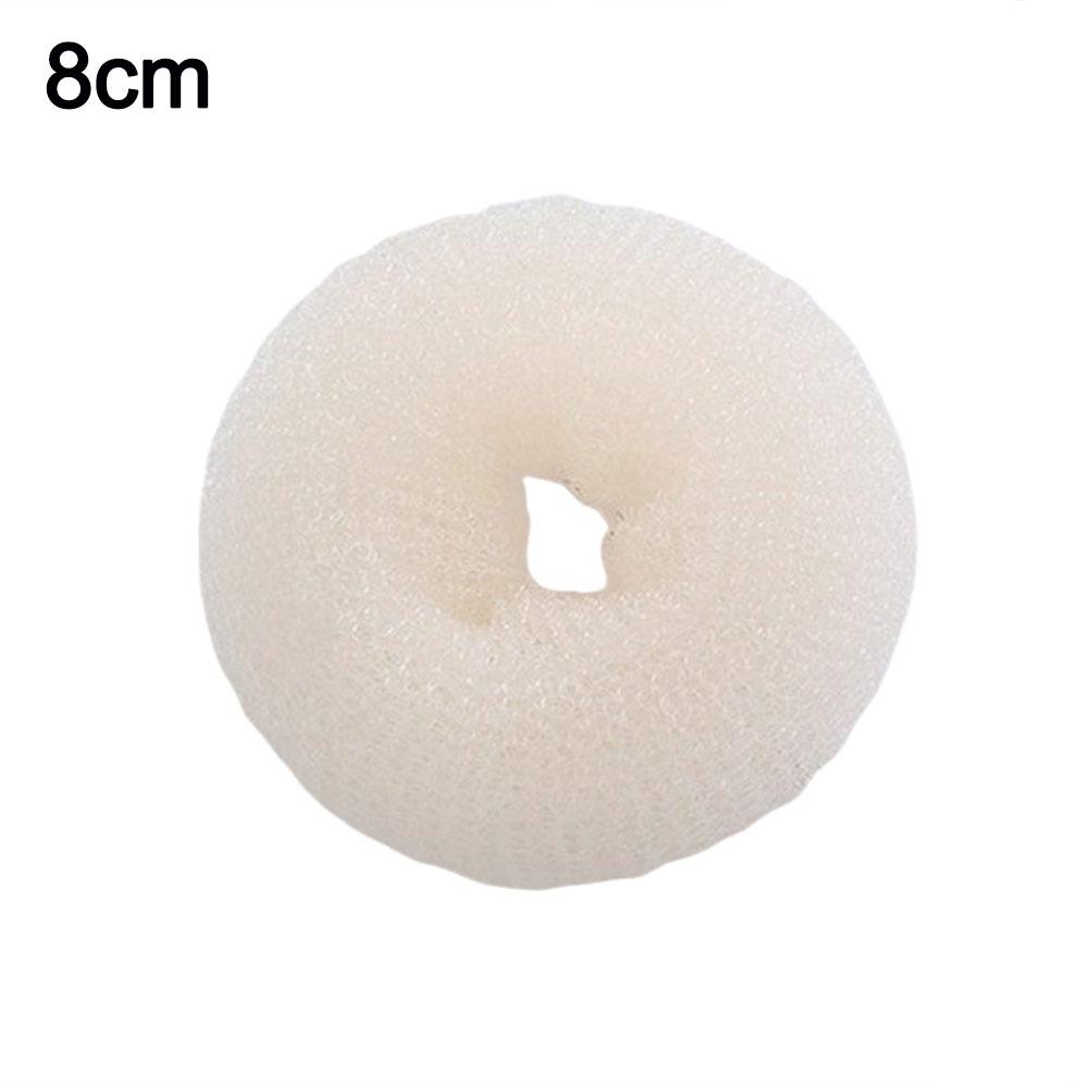 Elastic Hair Ring Nylon Donut Hair Bun Maker Durability Hair Styler  for Girls Women