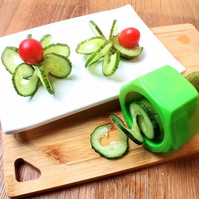 1pcs Multifunction Smart Creative Spiral Slicer Cucumber Melon Salad Kitchen Tool