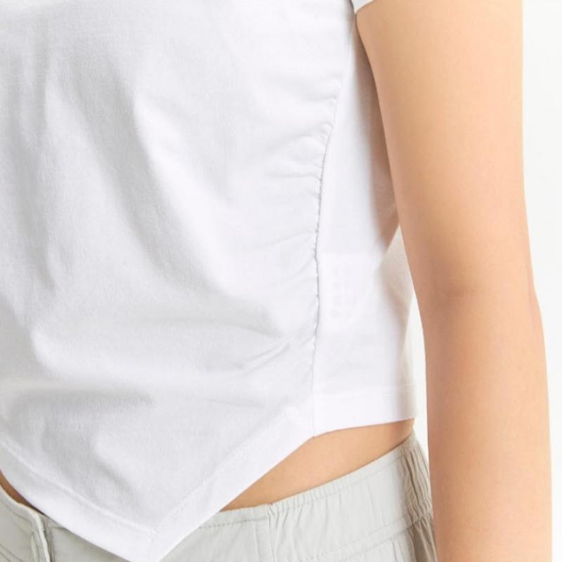 Newbalance Women S Frozen Shirring ShorT Sleeve T eqS Nbnee2w442 10