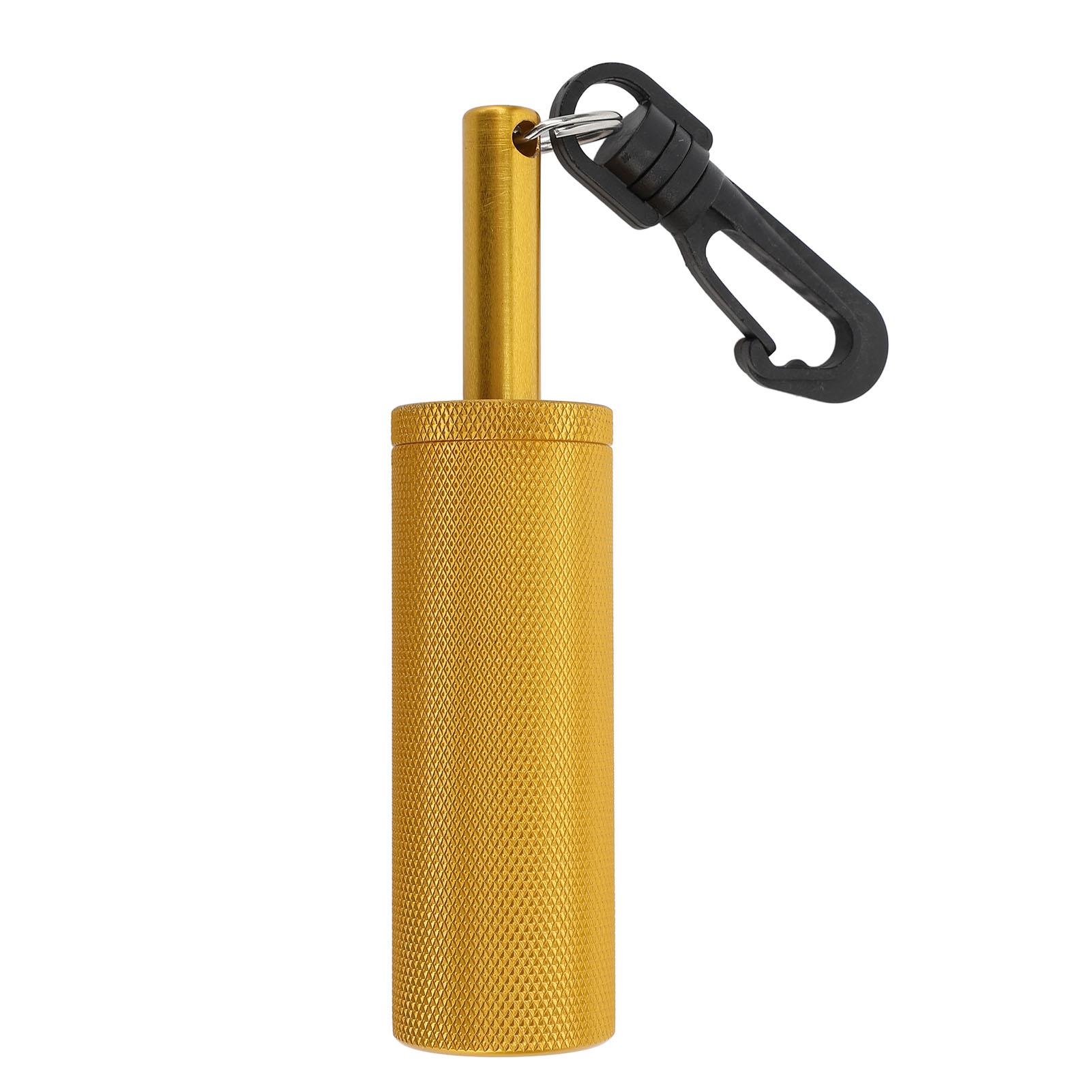 

Underwater Shaker Aluminum Anti Slip Texture Steel Balls Included with 360 degrees Hook Signal Diving Stick for Diving