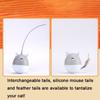 USB Rechargeable Automatic Interactive Cat Toy Tumbler Teasing Cat Stick  Teasing Cat