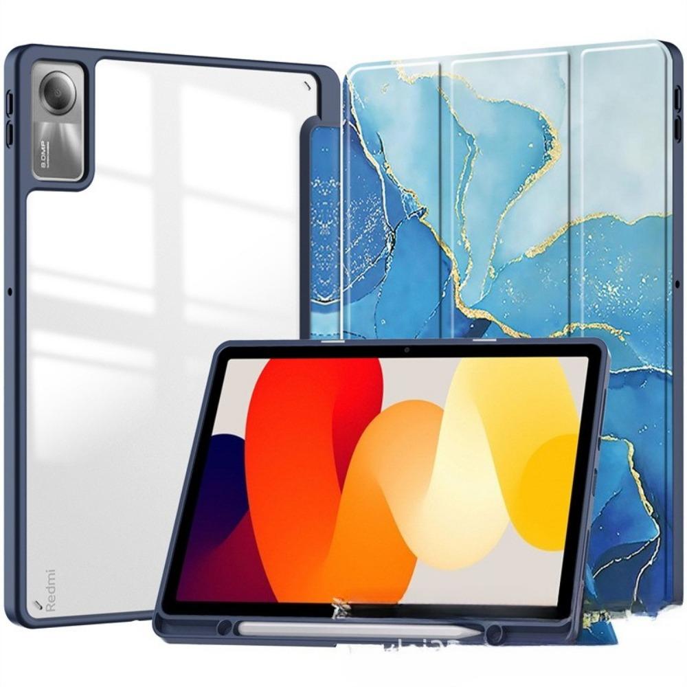 For Lenovo Xiaoxin Pad 2024 TB331FC Case M11 Acrylic Clear Tablet Cover Shockproof Lightweight Protective Shell