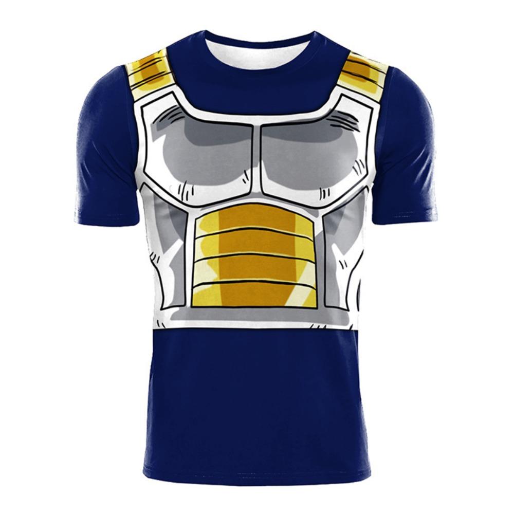 9 Colors Fashion Dragon Ball Women Men's Casual Printed Short Sleeve VEGETA Cosplay T-shirts