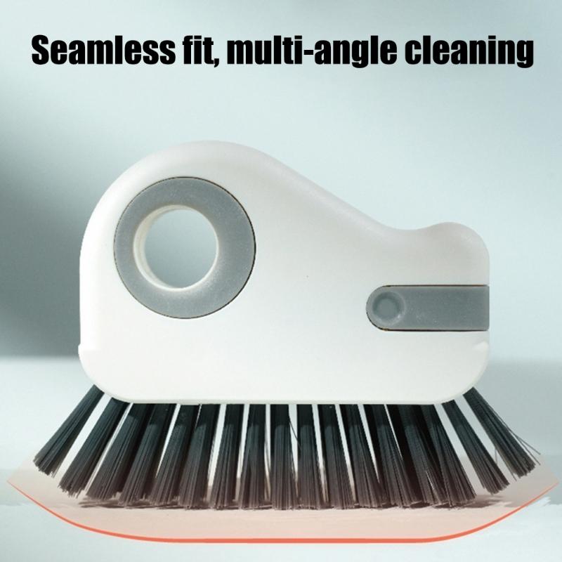 Window Track Cleaner Brush Set For Deep Cleaning Hard To Reach Area With Ergonomic Handle