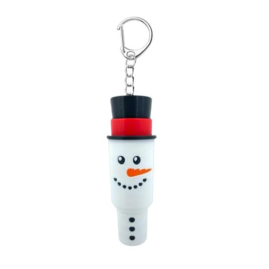 Mini Cup Keychain Container Halloween Themed Festive Face Cup Key