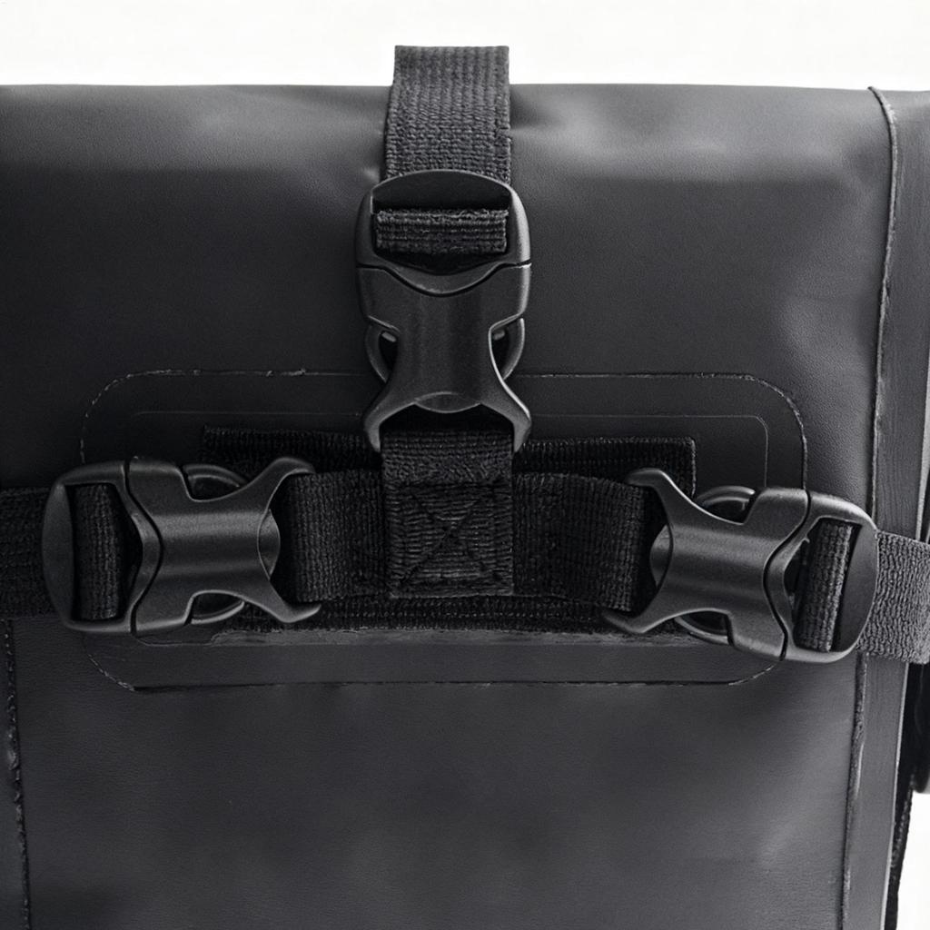 Abenteuer-Motorrad Sturzbügeltasche, Wasserdichtes Zubehör mit Mo&lle-Gurtband, Strapazierfähige Rahmentasche für Langstrecken-Touren Roadtrip