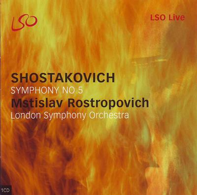 CD DMITRI SHOSTAKOVICH / MSTISLAV ROST - Symphony No 5 LSO0058 LSO Live 2005 UK Classical Used