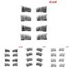 Hand Woven Synthetic Fiber Magnetic Eyelashes Soft Magnet Technology For A Natural Look In Black