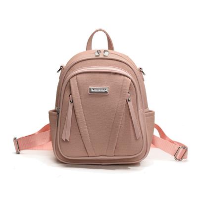 Women's Backpack Leather Large Capacity Double Backpack Backpack Simple Versatile and Fashionable