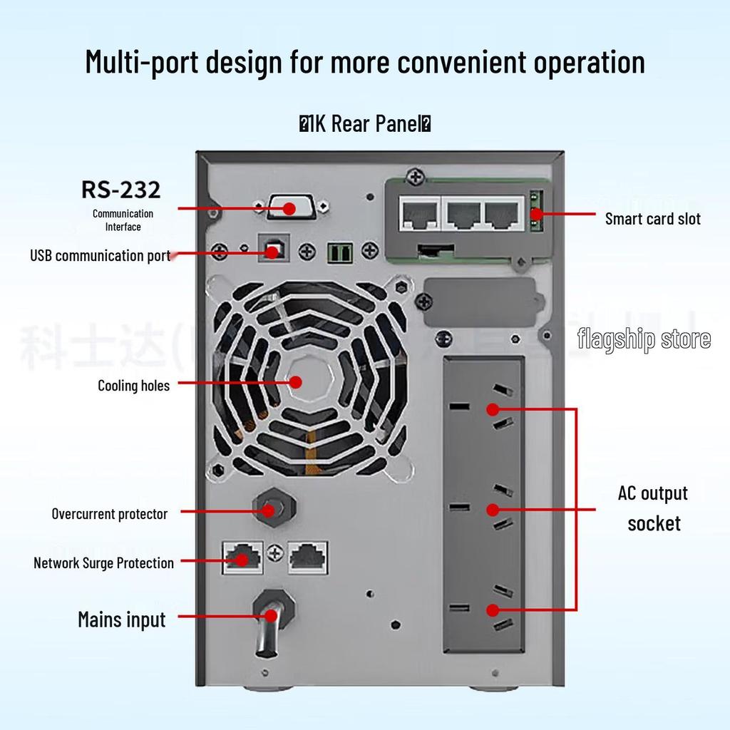 KSTAR YDC9101H/9102H/9103H/9106H/9110H Tower UPS (Uninterruptible Power Supply)