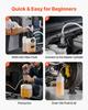 Brake Bleeder Kit, 3L Manual Brake Fluid Bleeding Kit with 1L Waste Bottle & 43.2 Mm Master Cylinder Adapter, One-Person Professional Brake Fluid