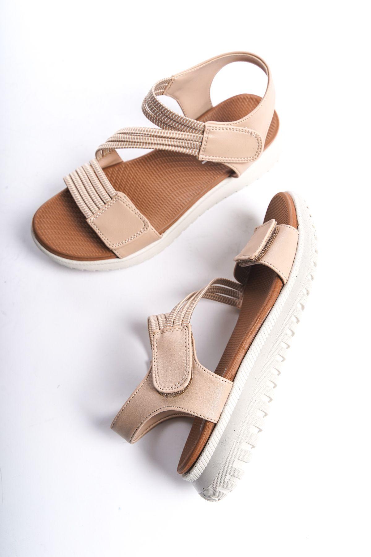 

Casual Orthopedic Women s Sandals 36, 37, 38, 39, 40 бежевий