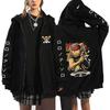 Japanese Anime ONE PIECE Hoodies Men Kawaii Harajuku Manga Graphic Zipper Coats Monkey D. Luffy Printed Streetwear Sweatshirts Unisex Pullovers Tops