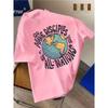 Tamanhos Europeus Crianças Discípulos do Mundo de Todas as Nações Camiseta - Casual Gola Redonda Manga Curta, Elasticidade Média, Corte Regular, Top de Verão para Batismo