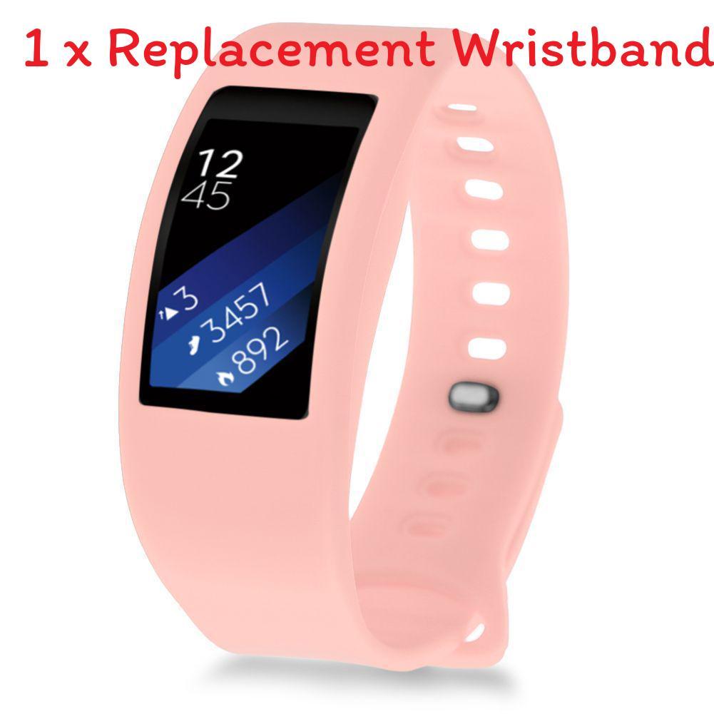 Samsung Gear Fit 2 Sm R360 Silikon-Uhrenarmband Flexibel Bequem Für Handgelenkgrößen