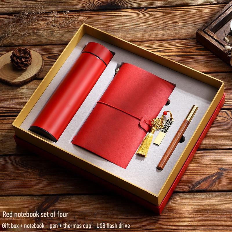 Retro Travel Notebook: High-End Corporate Souvenir Gift Set