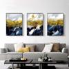 Nordic Style Decoration Abstract Yellow Tree Canvas Painting Posters and Prints Landscape Paintings for Living Room Wall Decor
