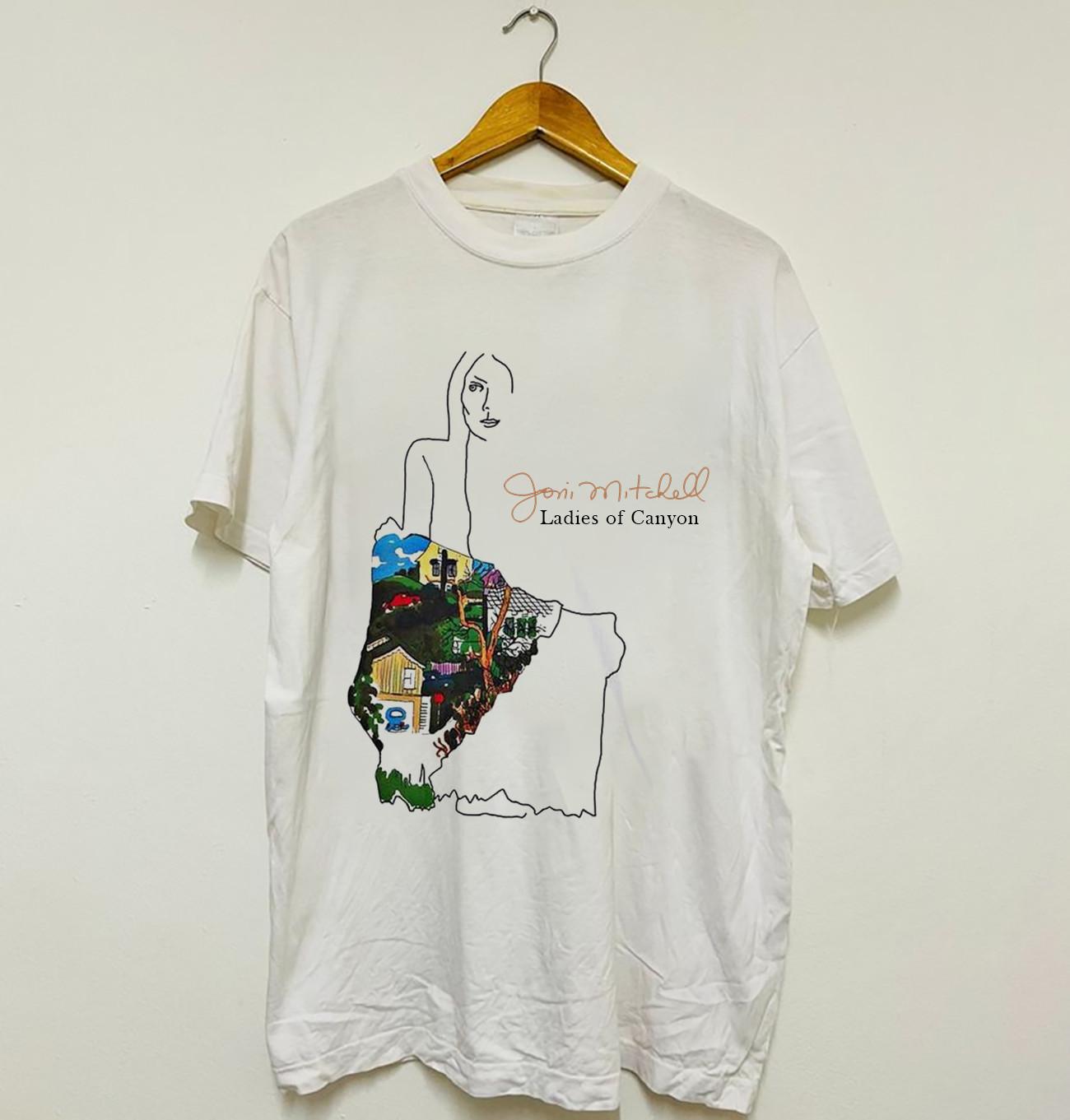 Joni Mitchell Ladies of Canyon Adult Unisex T-Shirt All Size TS356 M