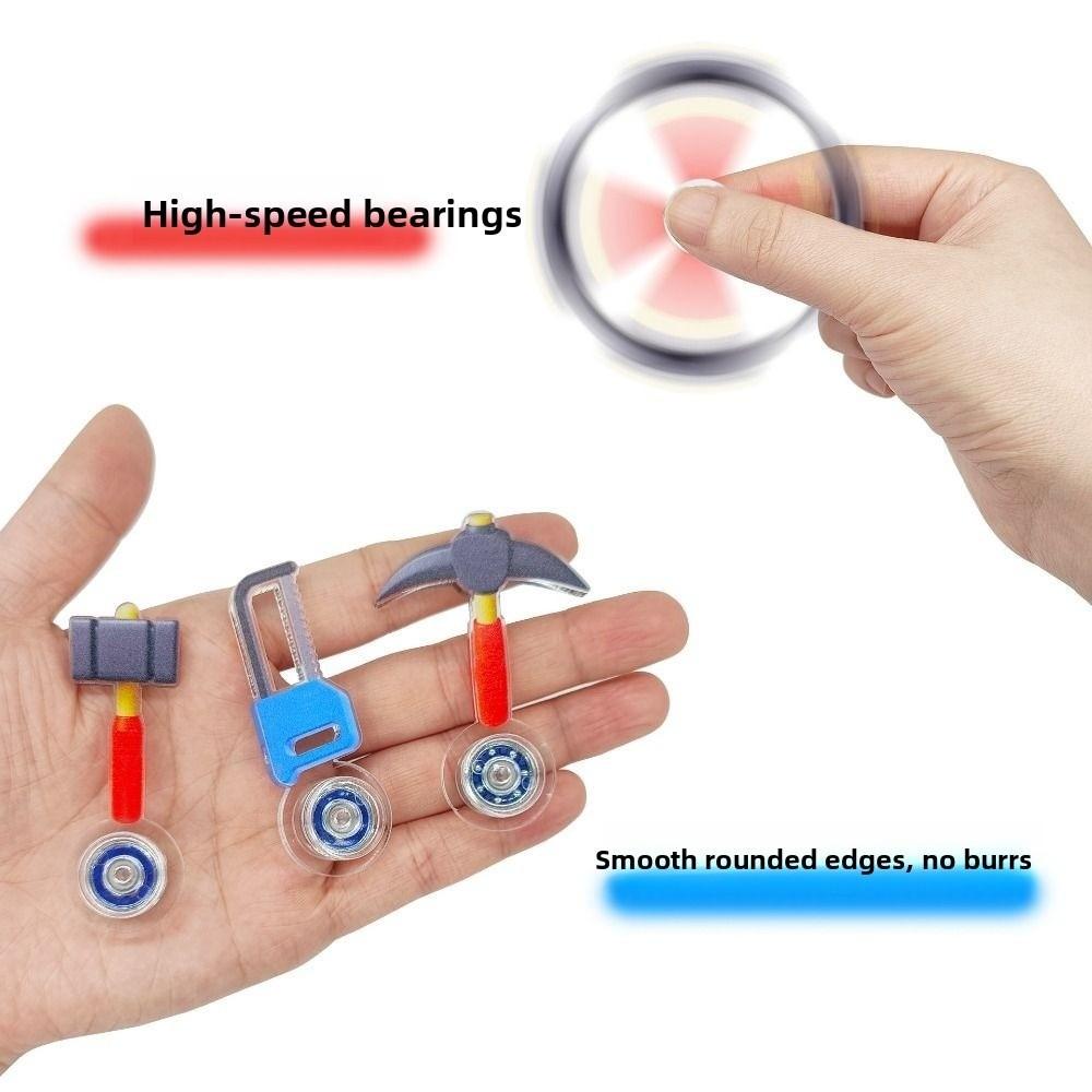 20Pcs Set Creative Design Fingertip Gyro Toy Simulation Hammer Hand Spinner Toy  Kindergarten
