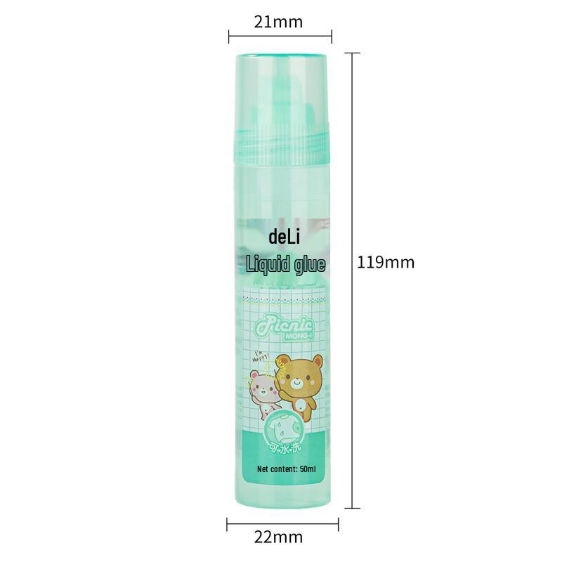 Deli 50ml Washable Colored Kids Liquid Glue
