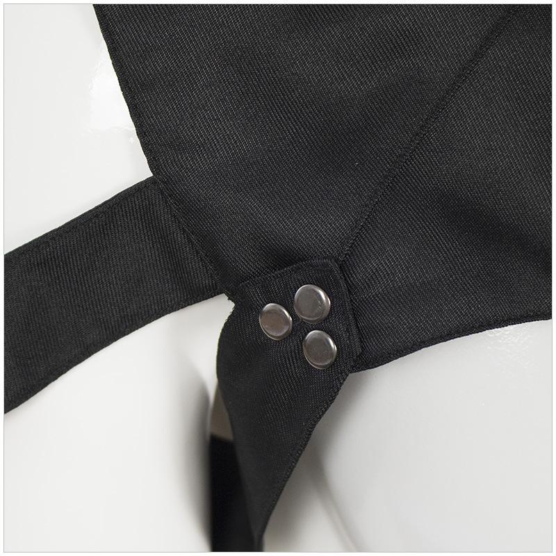 Gothic Punk Hood Cape Cowl Scarf Halloween Hat Adult Cosplay Assassin Devil Witch Costume Horror Accessory For Men Women Black