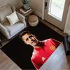 Manchester Player Portrait Carpet Design for Dormitory Dining Room Playrooms Game Room Antislip Carpet Office home decor