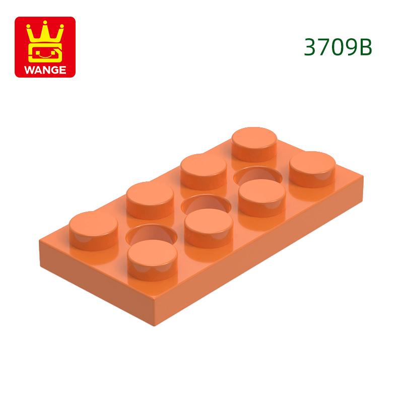 

87Pcs / Lot 3709B 2x4 Plate Including 3Holes Building Blocks MY OWN CREATION Timeless Add-Ons Fitting Including Brick Children Playthings Present Box about 87pcs