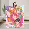 KPop Demon Hunters Super Warm Plush Throw Blanket for Couch Bed Flannel Bedspread Sofa Cover Pattern for Kids and Adults