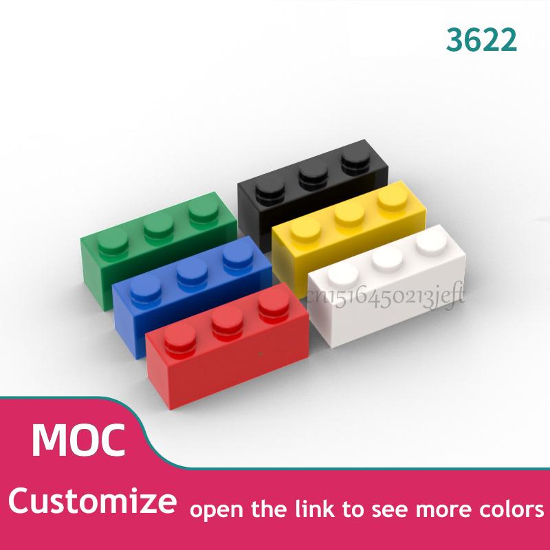 400pcs Assembles Particles 3622 1x3 Brick Parts Building Blocks High-Tech DIY Assembly Educational Toys For Children Kids Gifts