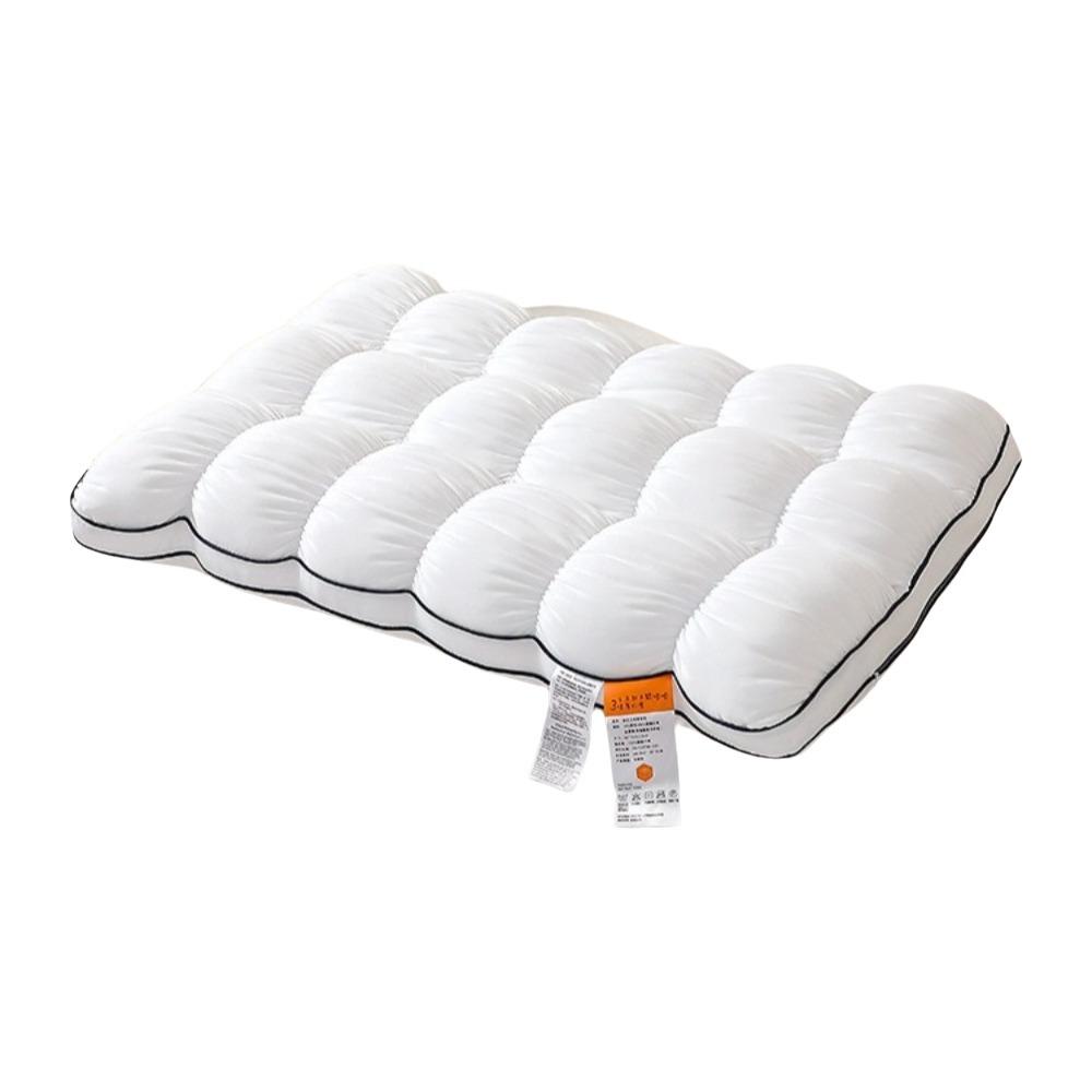 Skin-friendly Quilted Cooling Pillow Slow Rebound Cloud Bread Pillow Quilted Sleep Pillow Adult