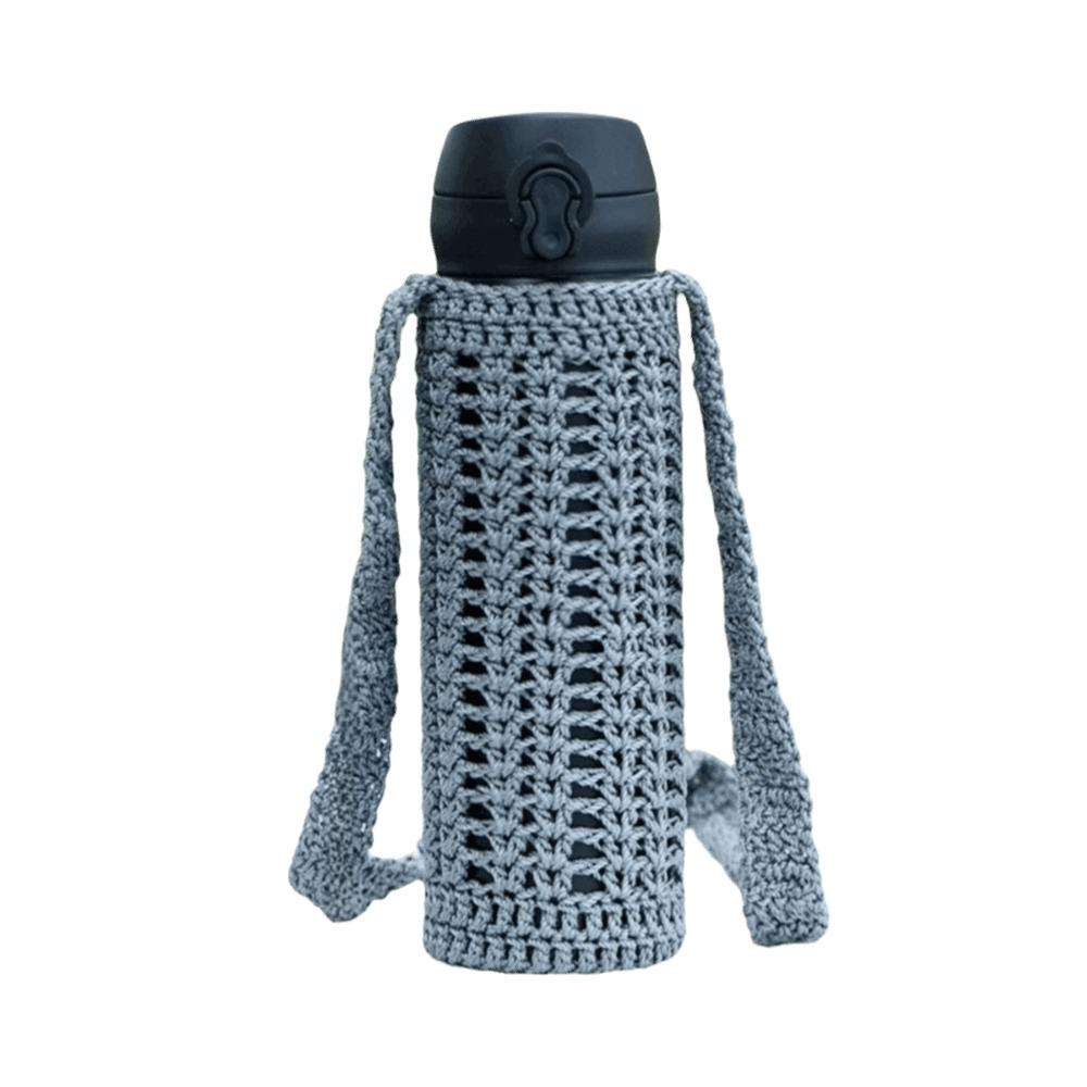 

Reusable Knitted Water Bottle Cover Heat Insulated Cup Sleeve Pouch Outdoor