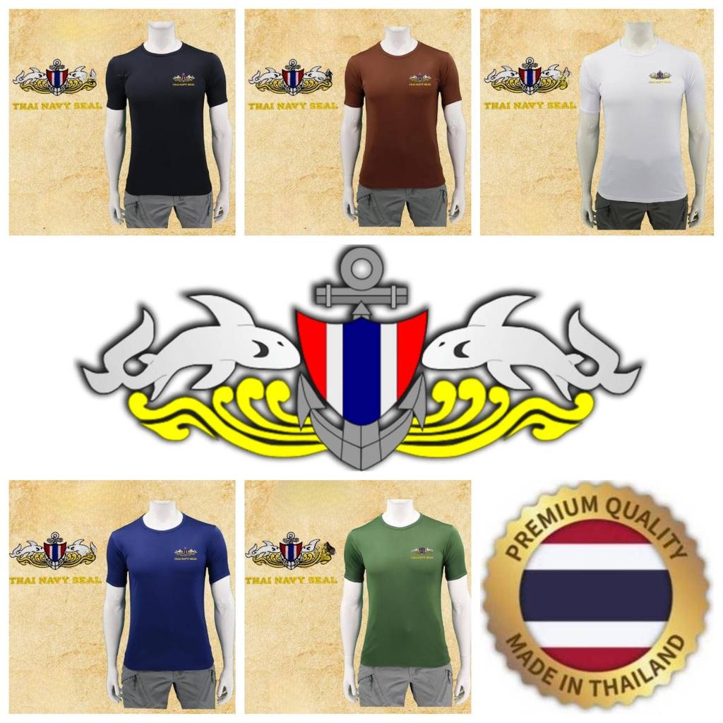 T Shirt Thai Navy Seal Military Shark Soldier Thailand Undershirt O Neck Round Neck Short Sleeve Embroidered Logo Men Women Unisex