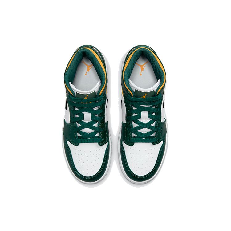 New Jordan 1 Mid GS Sonics 554725-371
