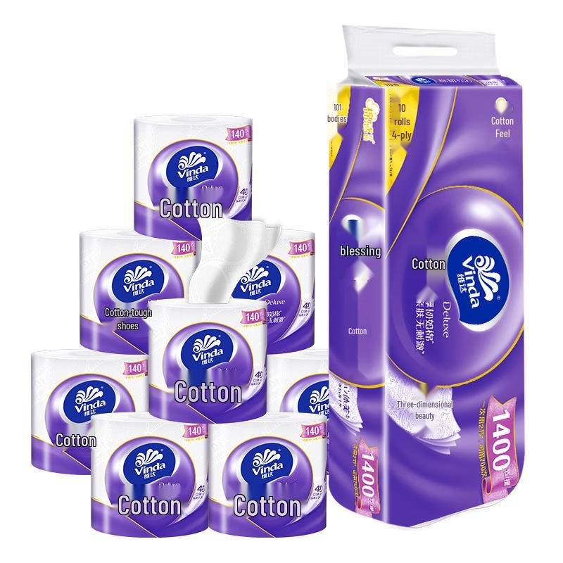 Vinda Cotton Soft 4D Embossed Toilet Paper