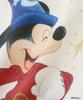 Avirex Disney Collection FANTASIA MICKEY MOUSE BROOM Size T-SHIRT, Men's, L, 033, Off-White, 783-5234022