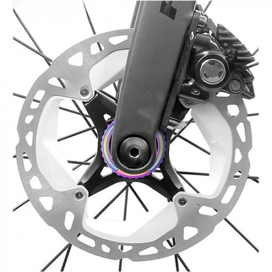 Center lock disc brake lock ring nut cover alloy for Campagnolo CP wheelsets