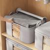 1 Piece Large Capacity Covered Storage Box with Perspective Window, Multi-purpose Foldable Quilt Storage Bag, Waterproof
