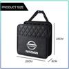 Car Organizer Storage Box Phone Pocket Pouch Back Seat Hanging Storage Bag For Nissan Nismo Tiida Sylphy Teana X Trail T30 T32 Almera Qashqai J10 J11