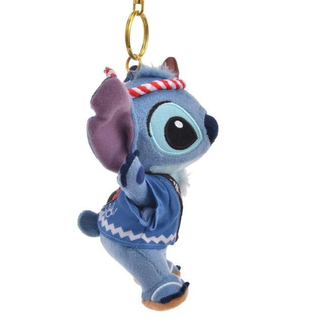Disney Stitch Plush Keychain Japan Japanese Matsuri NEW Disney Store