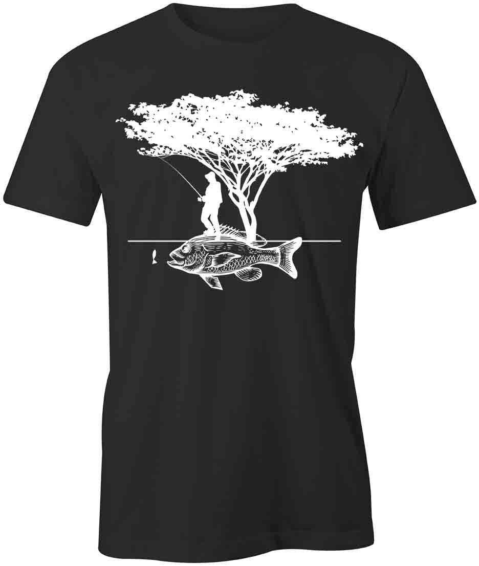 FISHING TREE TShirt Tee Short-Sleeved Cotton CLOTHING S1BSA135 M