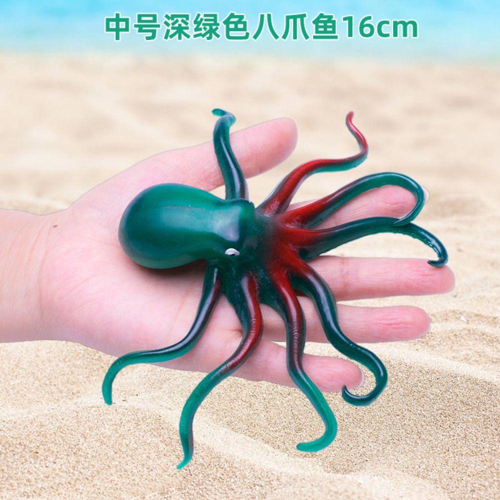 Decoration Animal Model Soft Elastic Toys Octopus Action Toy Simulation Octopus Toy Ocean Sea Life