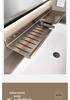 No-Drill Wall-Mounted Bathroom Shelf for Mirror, Faucet, and Vanity