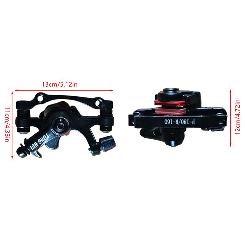 1 Pc Front And Rear Bike Caliper Mechanical Disc Brake Bike Mountain Part Mountain Bike Disc Brakes Bike Part